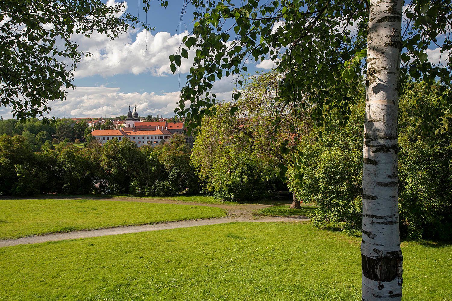 Tyršovy sady Třebíč Tyršovy sady v Třebíči jsou dalším parkem v centru města. Foto Petr Ondráček.