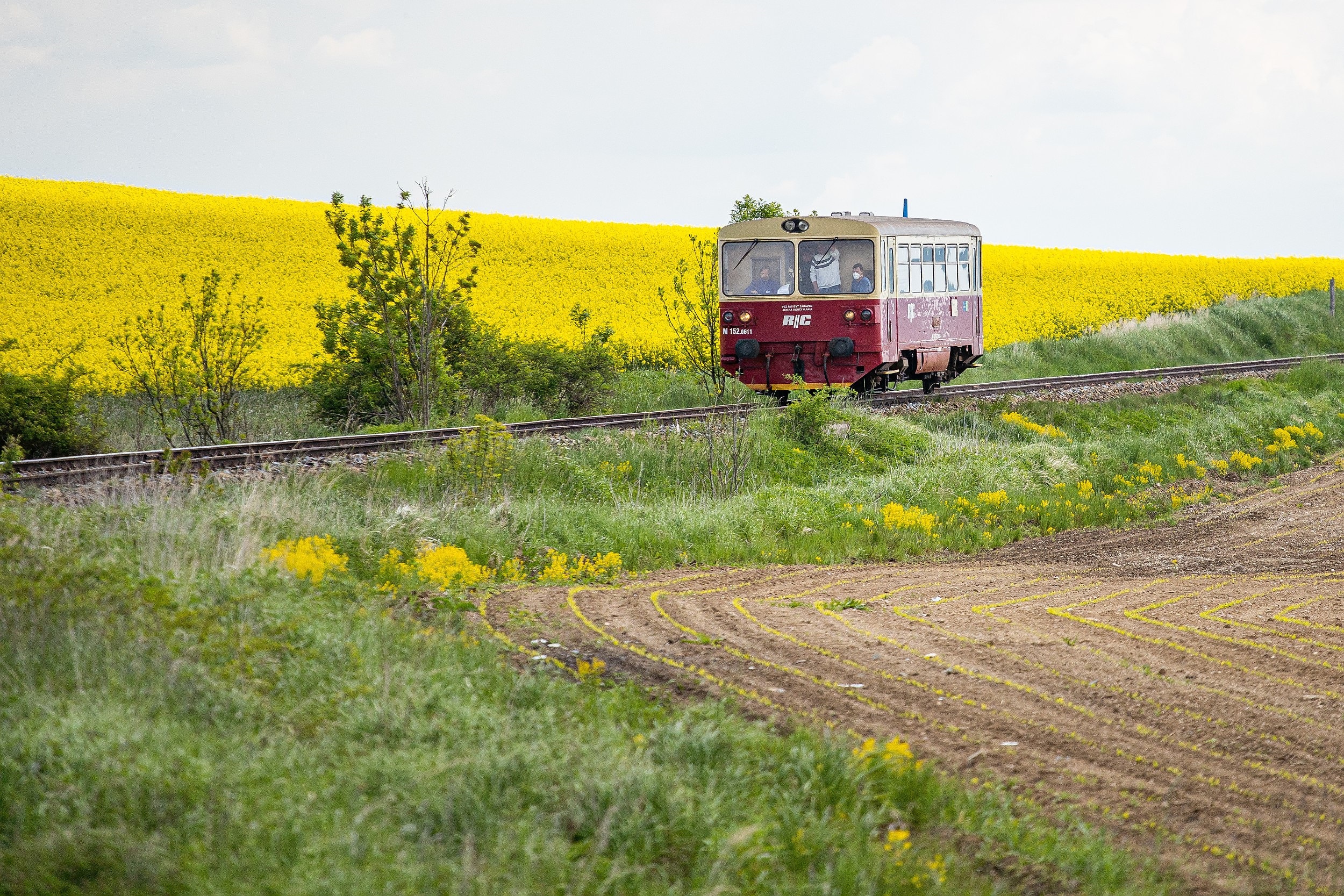 Provoz na Jemnické dráze zajišťují jednotky 812. Foto David Baštář. Provoz na Jemnické dráze zajišťují jednotky 812. Foto David Baštář.