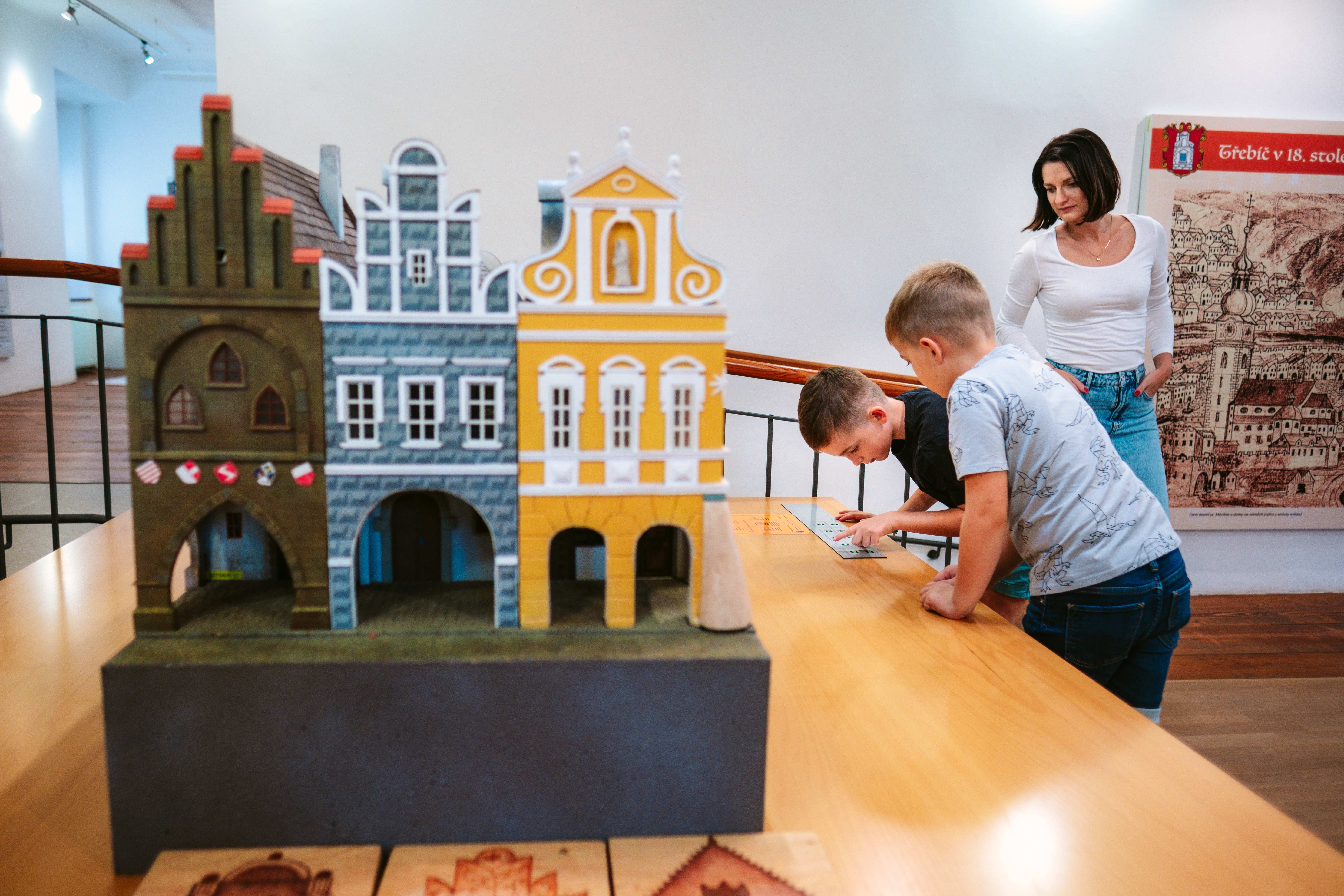 Expozice Cesty časem v Třebíči je interaktivní. Foto Pavel Rybníček. 
