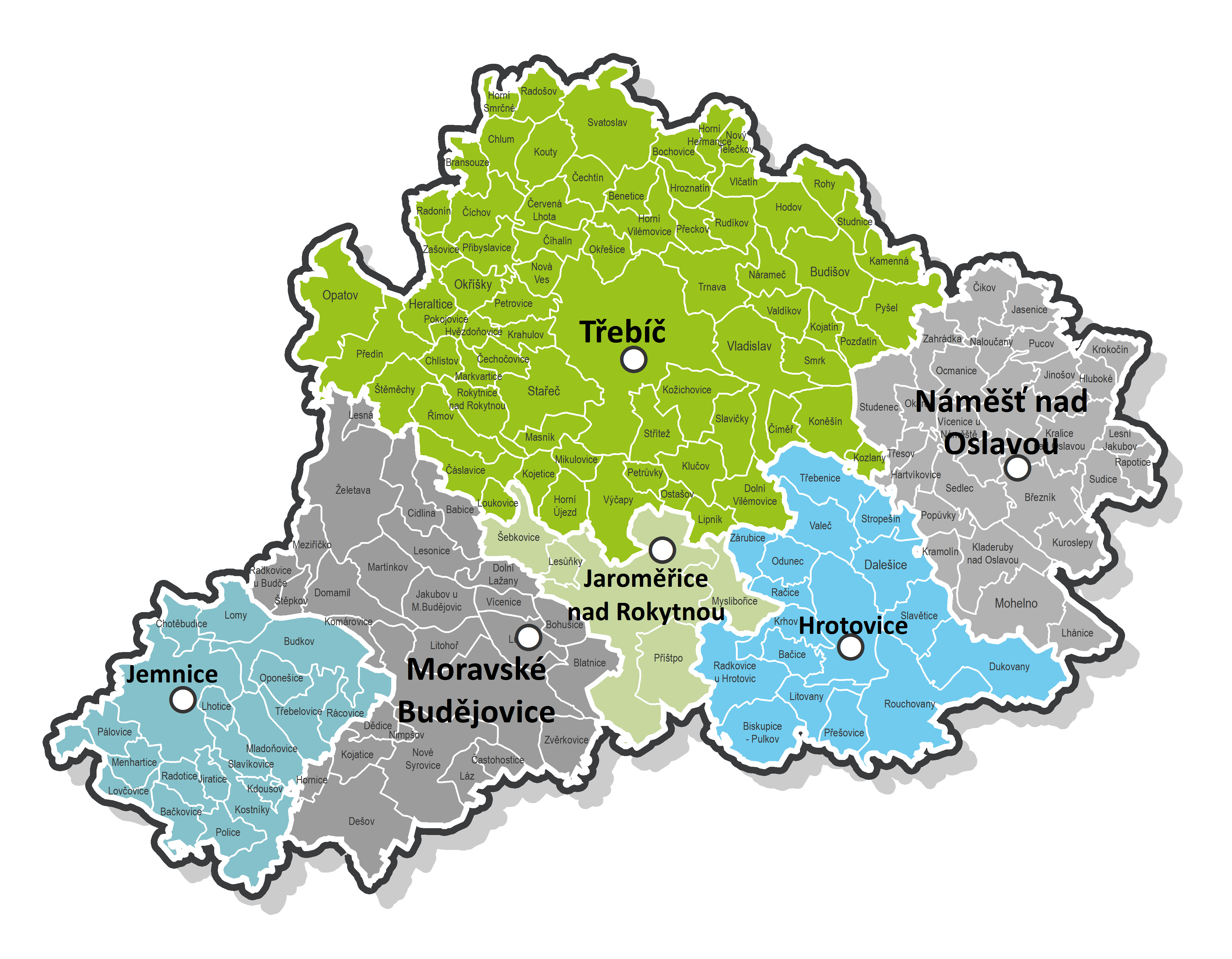 mapa destinace mapa